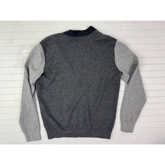 American Eagle Size S Mens Sweater Cardigan Button Up Pockets Gray - Picture 3 of 3